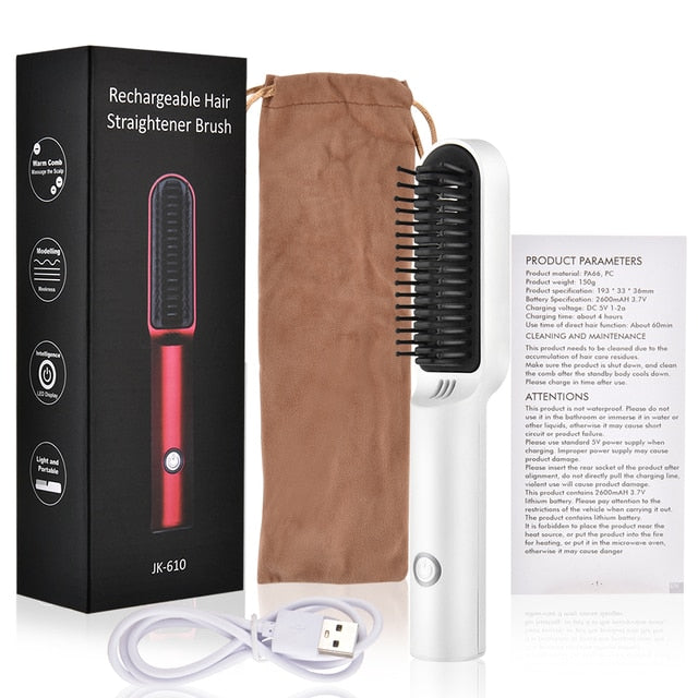 Wireless Heating Hair Styling Comb